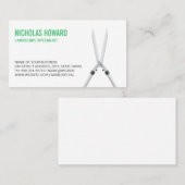 Gartenscheren | Landschaftswerkzeuge Visitenkarte (Vorne/Hinten)