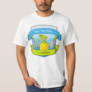 Gartenschild mit Bannern T-Shirt