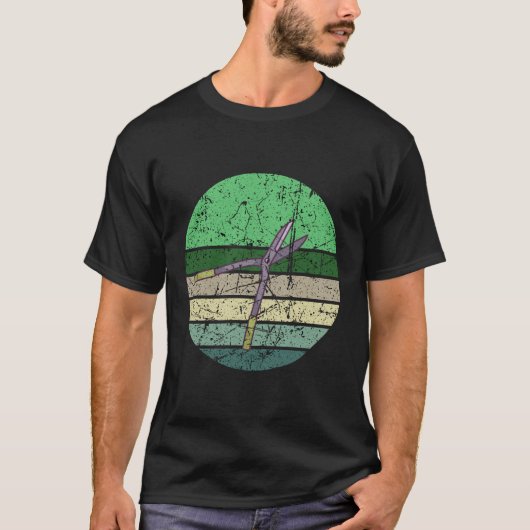 Gartenschneider Retro T-Shirt (Vorderseite)