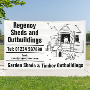 Gartenschuppen und Nebengebäude Banner
