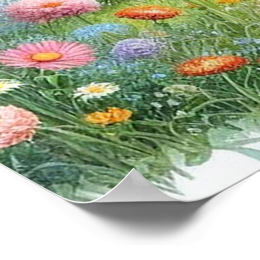 Gartenschwingenlandschaft 4 poster (Ecke)