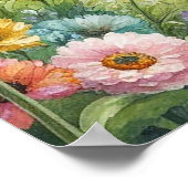 Gartenschwingenlandschaft 8 poster (Ecke)