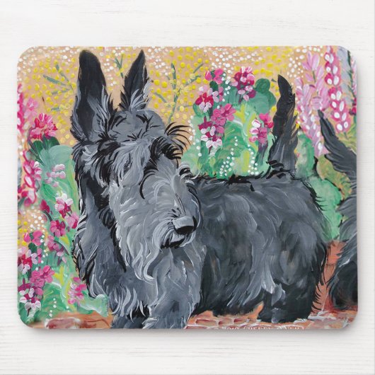 Gartenscottish-Terrier Mousepad (Vorne)