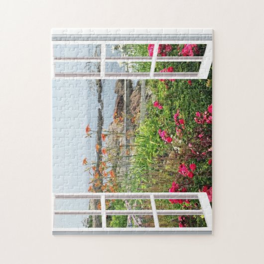 GARTENSEE LANDSCHAFTLICHES OGUNQUIT, MAINE  PUZZLE (Vertikal)