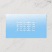 Gartenservice für Rasenmähen Visitenkarte (Rückseite)