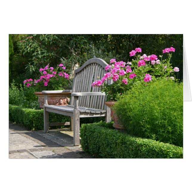 Gartensitzkarte (Vorderseite (Horizontal))