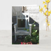 Gartensitzplatz Karte (Gelbe Blume)