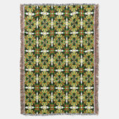 Gartenspitzenmuster kariertes Design Decke (Vorderseite Vertikal)