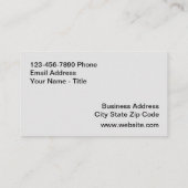 Gartensprinkler und Bewässerungsdienste Visitenkarte (Rückseite)