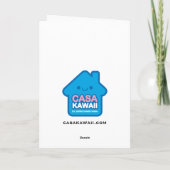 Gartensprite-Gruß-Karte Karte (Rückseite)