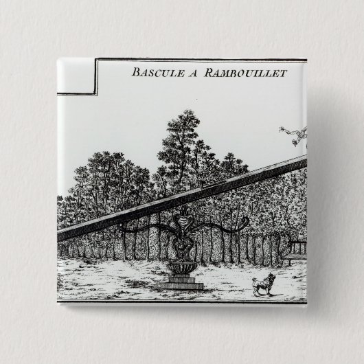 Gartenständiges schwanken in Rambouillet, von Button (Vorderseite)
