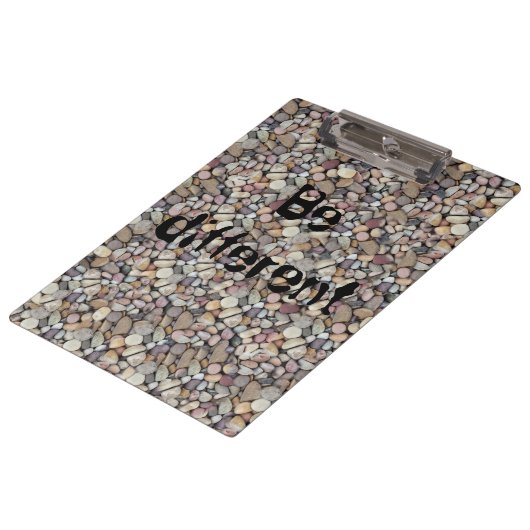 Gartensteine Klemmbrett (Schrägansicht)