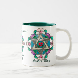 Gartenstern (personalisierte Umarmung) Zweifarbige Tasse