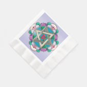 Gartenstern Serviette (Ecke)