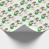 Gartenstil Carrot Watering kann Muster sein Geschenkpapier (Ecke)