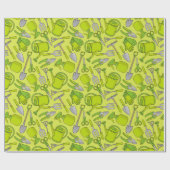 Gartensymbole Geschenkpapier (Flach)