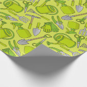 Gartensymbole Geschenkpapier (Ecke)