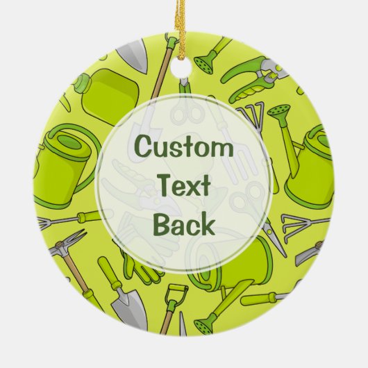 Gartensymbole Keramik Ornament (Hinten)