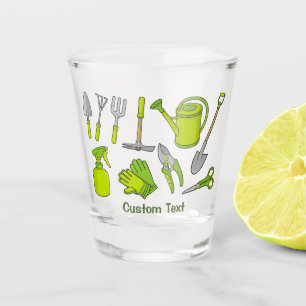 Gartensymbole Schnapsglas