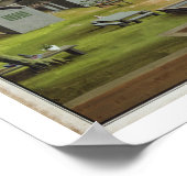 Gartenszene, c.1820-40 (g/c auf Papier) 3 Poster (Ecke)