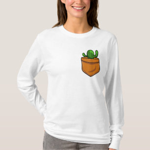 Gartentasche Kaktus Sukkulante Pflanze Garten Gart T-Shirt