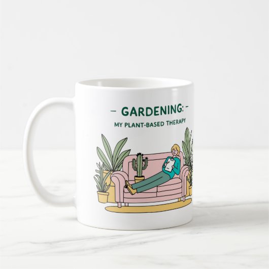 Gartentasse für Damen Kaffeetasse (Links)