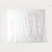 Gartentee mit der Braut zum Brautparty zurück Wandteppich (Vorderseite (Horizontal))