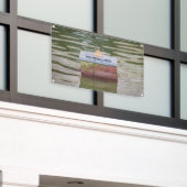 Gartentempel auf dem Wasser Banner (Äußeres Gebäude)