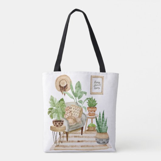 Gartenthema-Tasche Tasche (Rückseite)