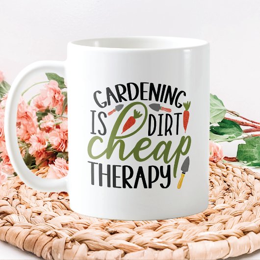 Gartentherapie Kaffeetasse