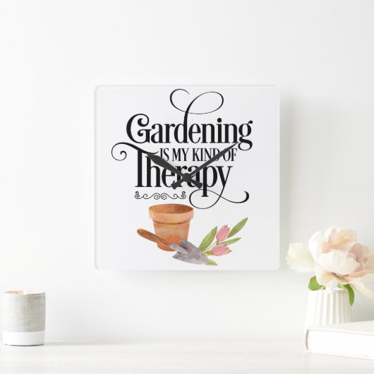 Gartentherapie Pflanze Uhr (Zuhause)