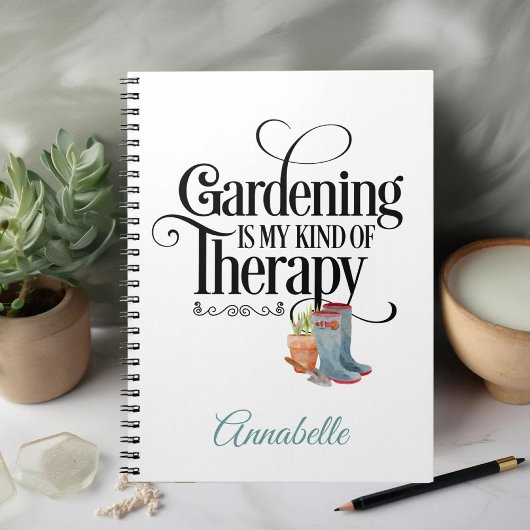 Gartentherapie Spiral Foto Notebook Notizblock