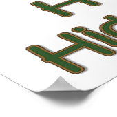 Gartentipps #2 - Verborgene Stellen Poster (Ecke)