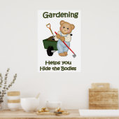 Gartentipps #2 - Verborgene Stellen Poster (Küche)