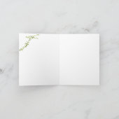 Gartentisch geklappt Danke Karte (Innenseite)