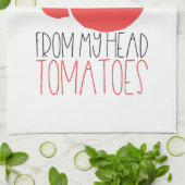 GartenTomaten/Gartengeschenk Geschirrtuch (Gefaltet)