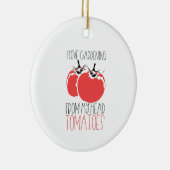 GartenTomaten/Gartengeschenk Keramik Ornament (Rechts)