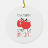 GartenTomaten/Gartengeschenk Keramik Ornament (Vorne)