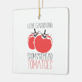 GartenTomaten/Gartengeschenk Keramikornament (Links)