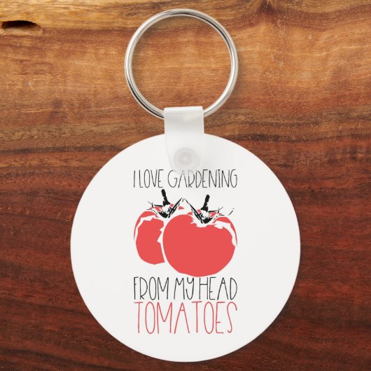 GartenTomaten/Gartengeschenk Schlüsselanhänger (Vorderseite)