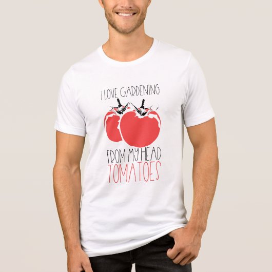 GartenTomaten/Gartengeschenk Tri-Blend Shirt (Vorderseite)