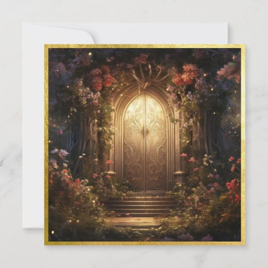 Gartentor-Flat dank Karte (Rückseite)