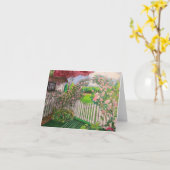 Gartentor Karte (Gelbe Blume)