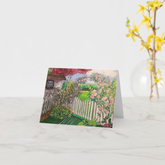 Gartentor Karte (Gelbe Blume)