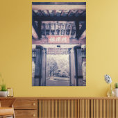 Gartentor Leinwanddruck (Insitu (Wohnzimmer))