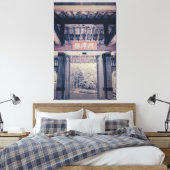 Gartentor Leinwanddruck (Insitu (Schlafzimmer))