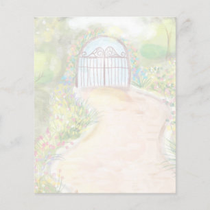 Gartentor Scrapbook Papier