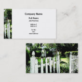 Gartentor Visitenkarte (Vorne/Hinten)