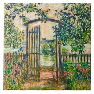 Gartentoran Vetheuil Claude Monet Kunst Fliese