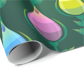 Gartentulips-Packpapier Geschenkpapier (Rolleneckpunkt)